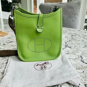 Green Leather Shoulder Bag